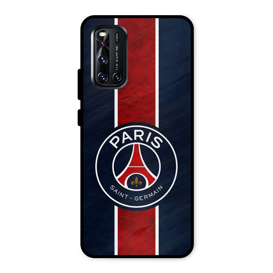 Paris Saint Germain Football Club Metal Back Case for Vivo V19