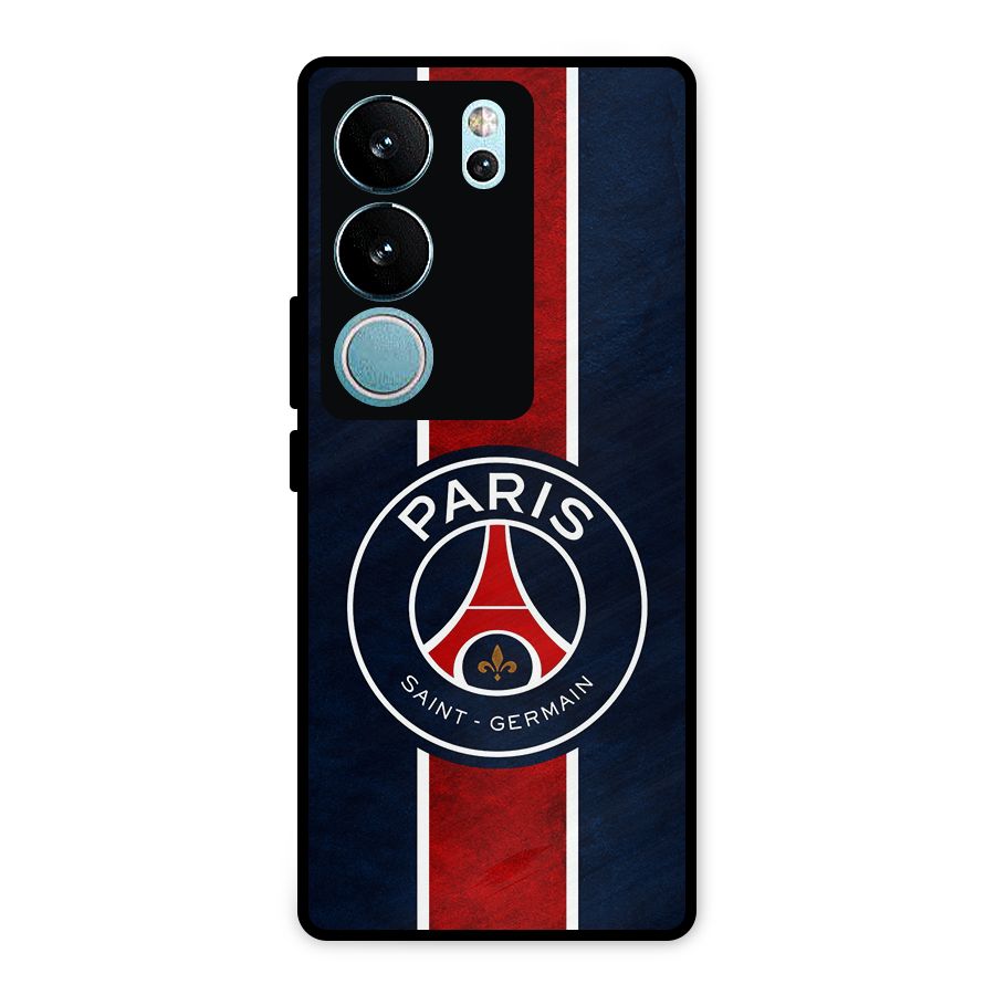 Paris Saint Germain Football Club Metal Back Case for Vivo V29