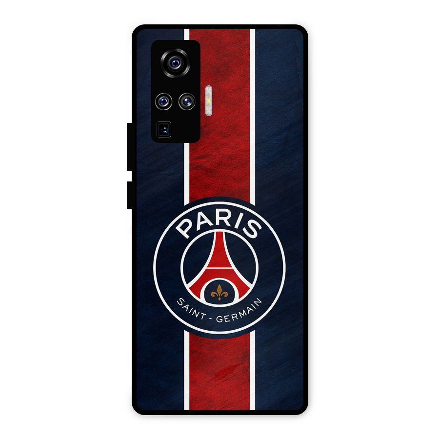 Paris Saint Germain Football Club Metal Back Case for Vivo X50 Pro
