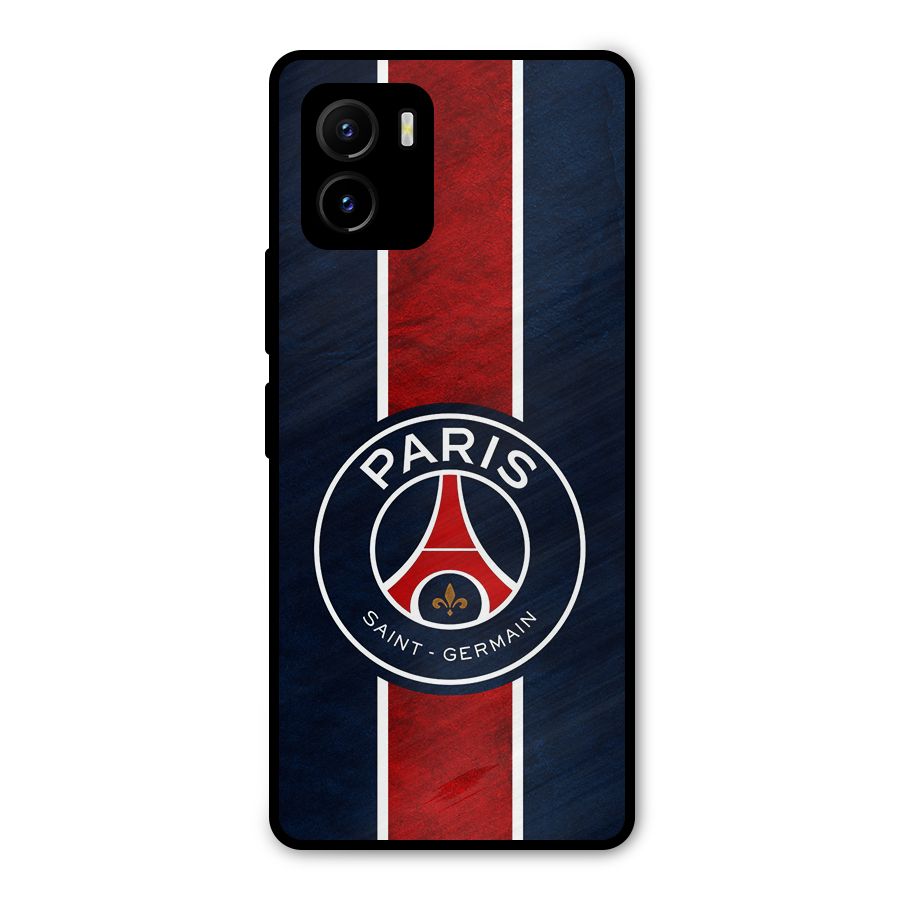 Paris Saint Germain Football Club Metal Back Case for Vivo Y15s