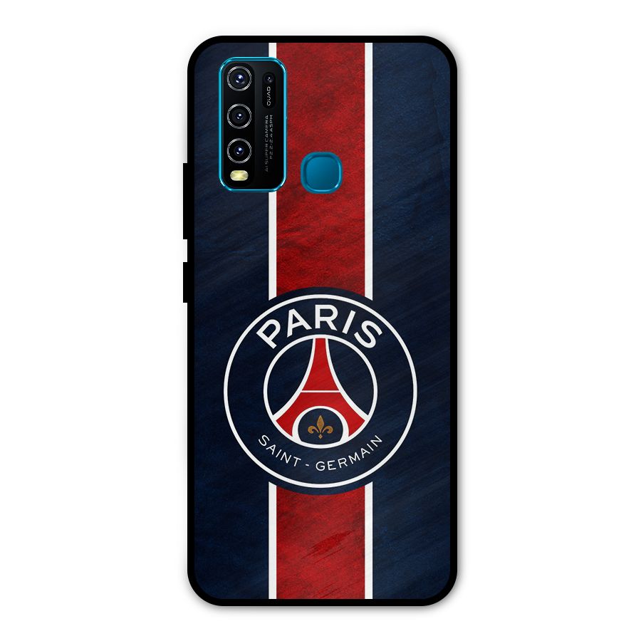 Paris Saint Germain Football Club Metal Back Case for Vivo Y30