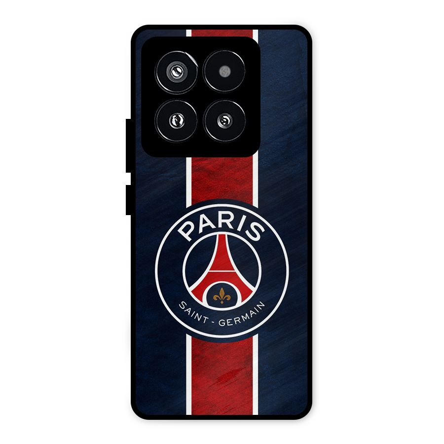 Paris Saint Germain Football Club Metal Back Case for Xiaomi 14 Pro
