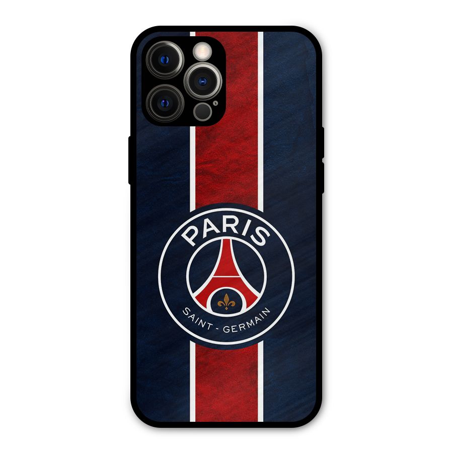 Paris Saint Germain Football Club Metal Back Case for iPhone 12 Pro Max