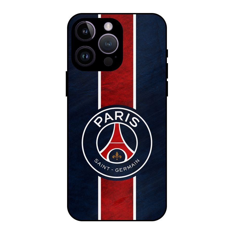 Paris Saint Germain Football Club Metal Back Case for iPhone 14 Pro Max