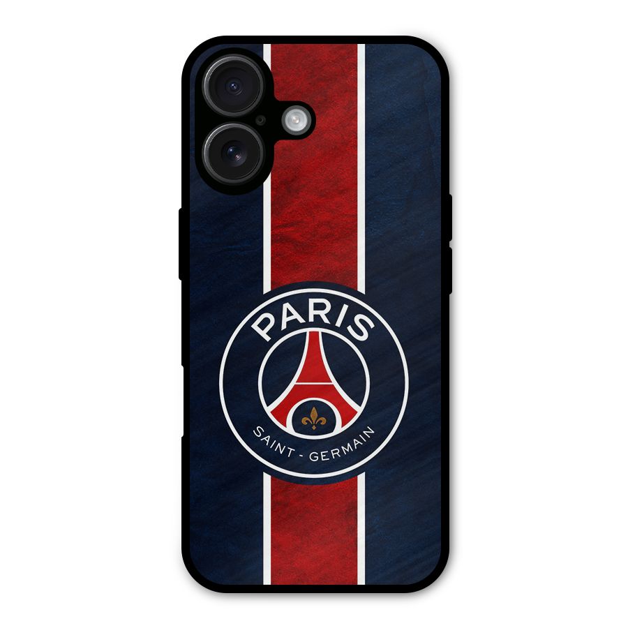 Paris Saint Germain Football Club Metal Back Case for iPhone 16