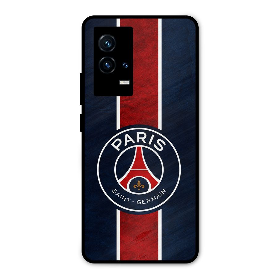 Paris Saint Germain Football Club Metal Back Case for iQOO 9 5G