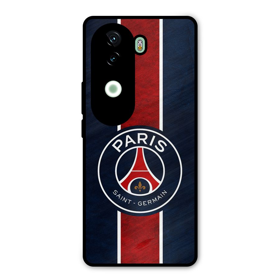 Paris Saint Germain Football Club Metal Back Case for iQOO Z9s