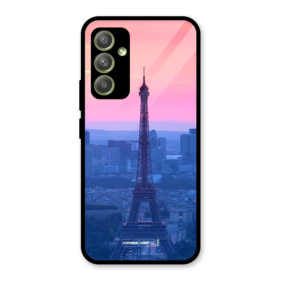 Paris Tower Glass Back Case for Galaxy A54