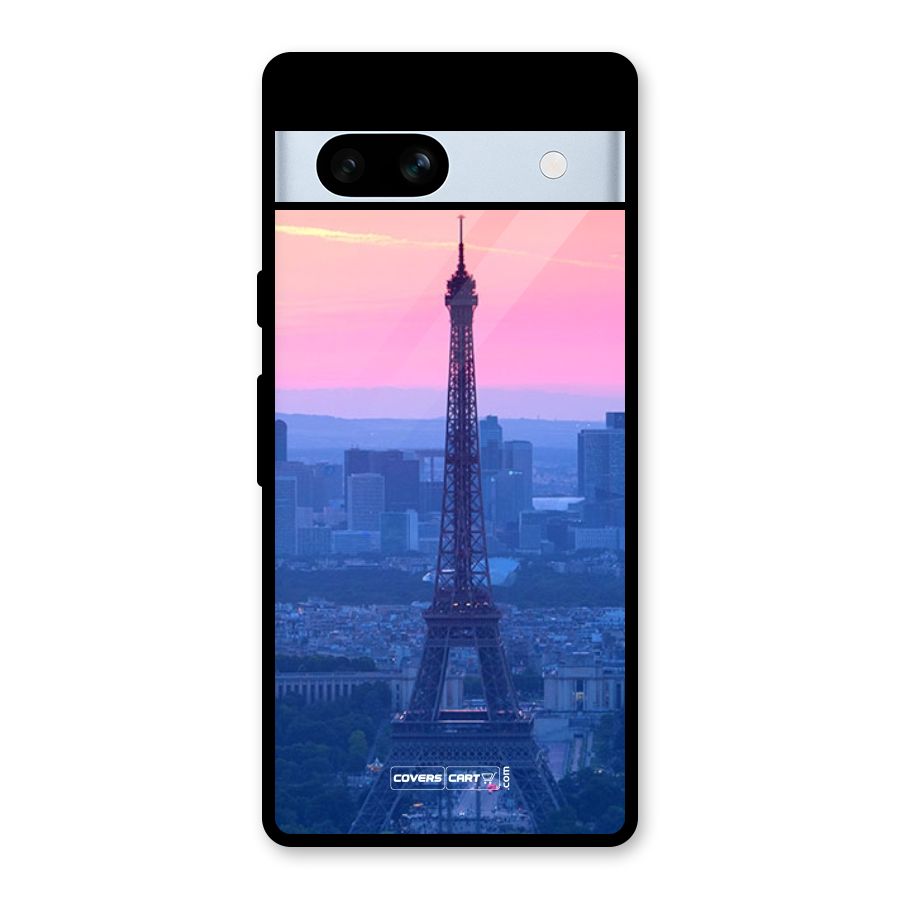 Paris Tower Glass Back Case for Google Pixel 7a