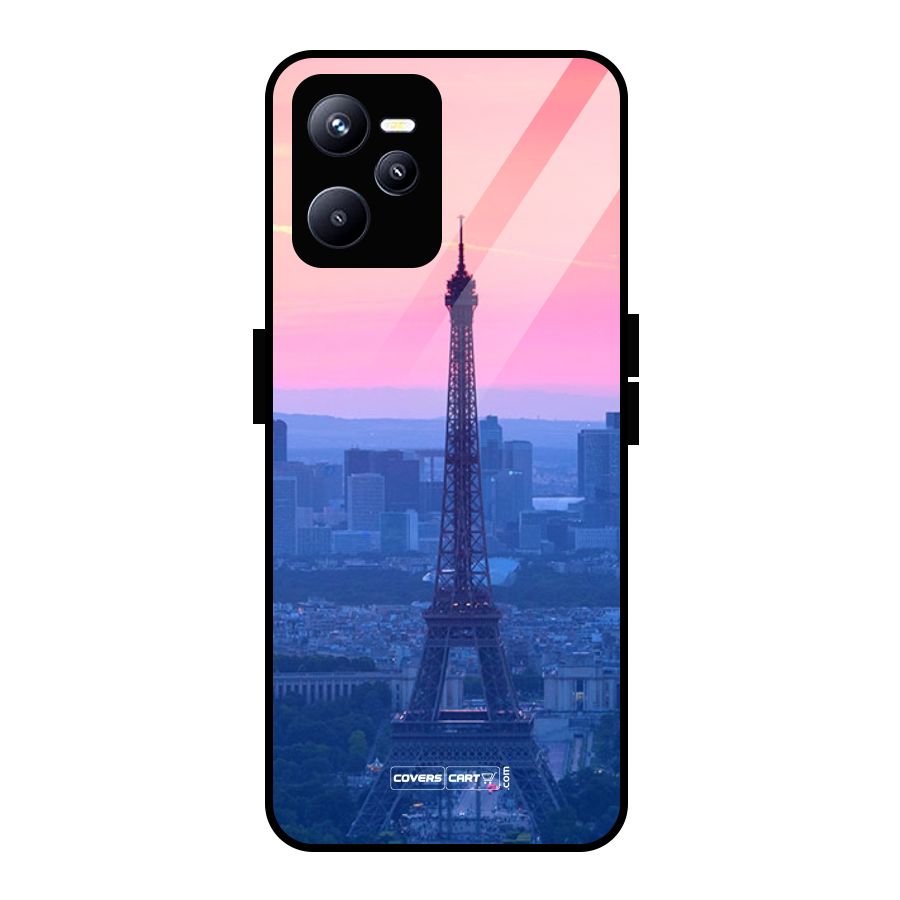 Paris Tower Glass Back Case for Realme C35