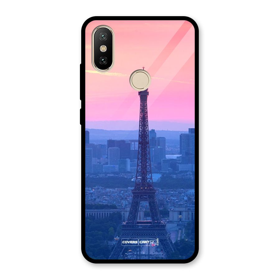 Paris Tower Glass Back Case for Redmi A2