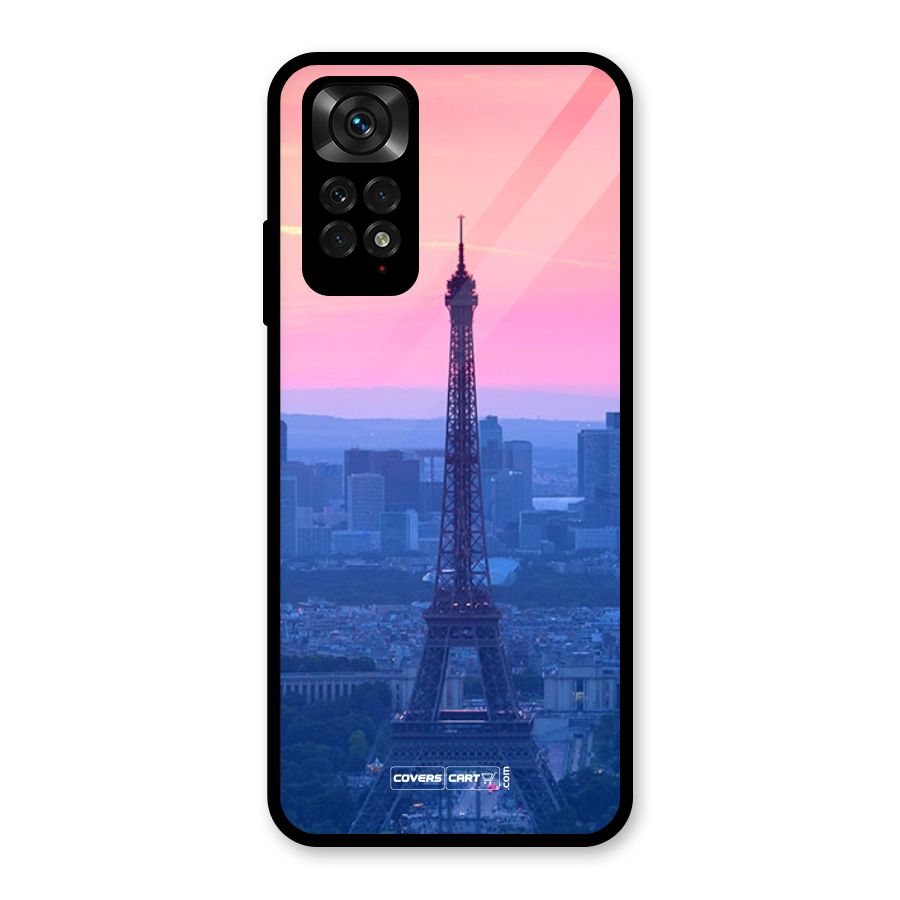 Paris Tower Glass Back Case for Redmi Note 11S