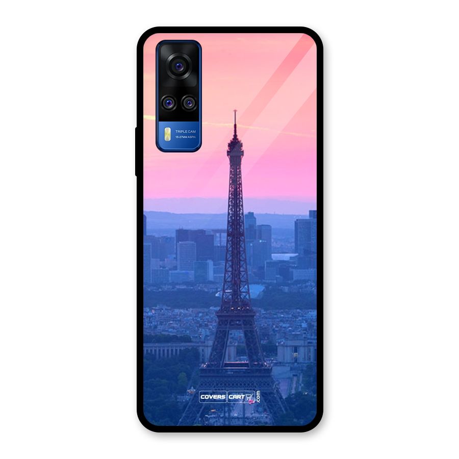 Paris Tower Glass Back Case for Vivo Y31