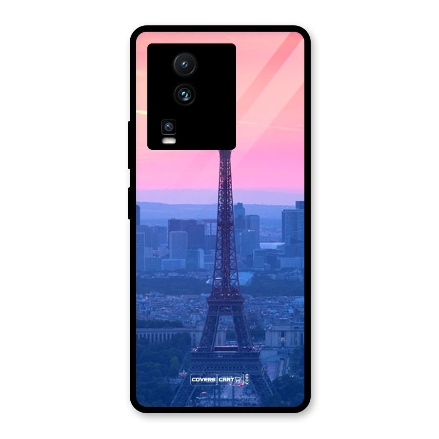 Paris Tower Glass Back Case for Vivo iQOO Neo 7 Pro