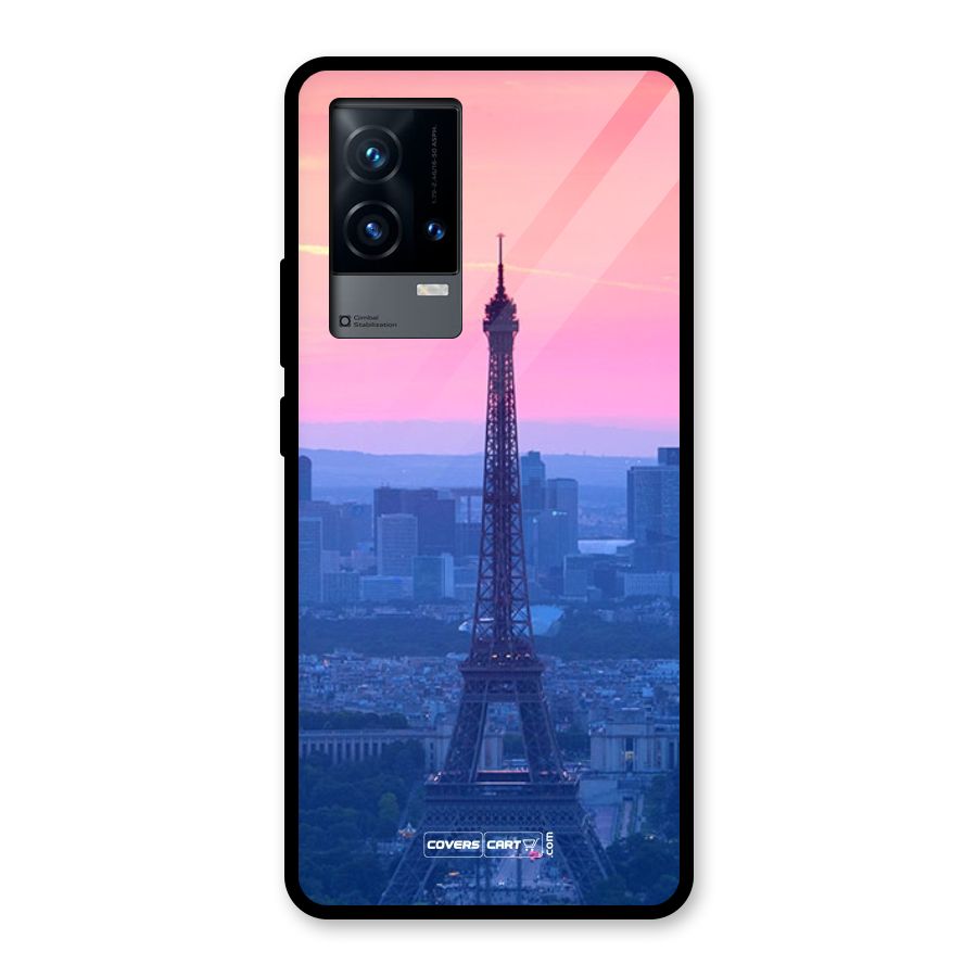 Paris Tower Glass Back Case for iQOO 9 5G