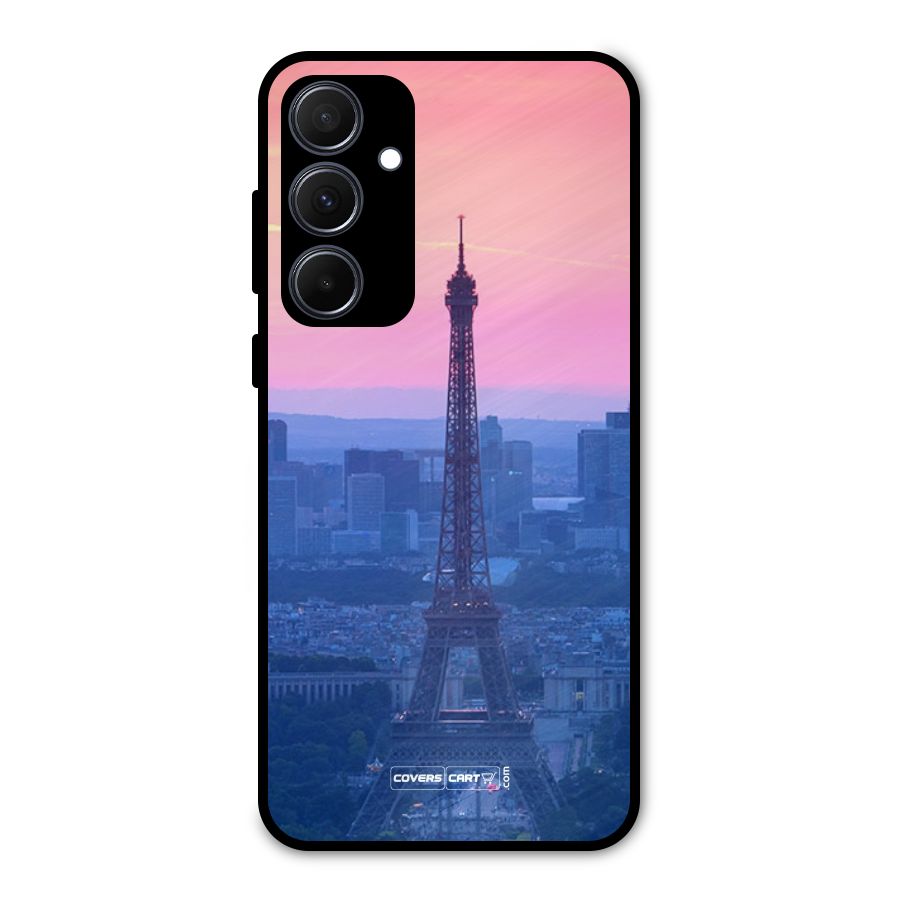 Paris Tower Metal Back Case for Galaxy A35