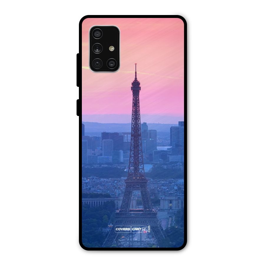 Paris Tower Metal Back Case for Galaxy A71
