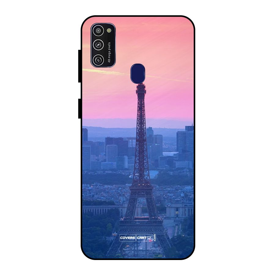 Paris Tower Metal Back Case for Galaxy M21
