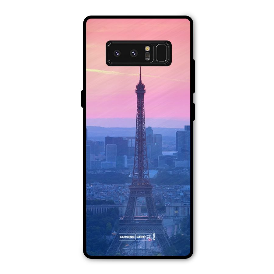 Paris Tower Metal Back Case for Galaxy Note 8