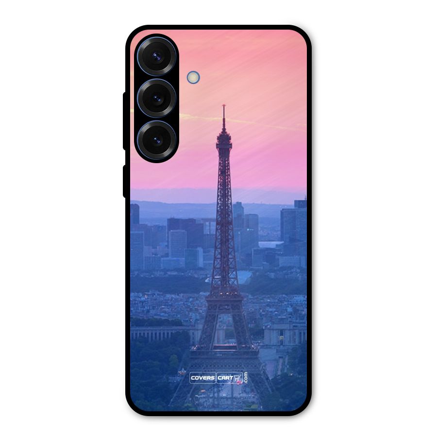 Paris Tower Metal Back Case for Galaxy S25 Plus