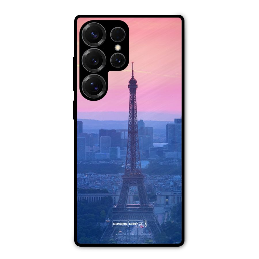 Paris Tower Metal Back Case for Galaxy S25 Ultra