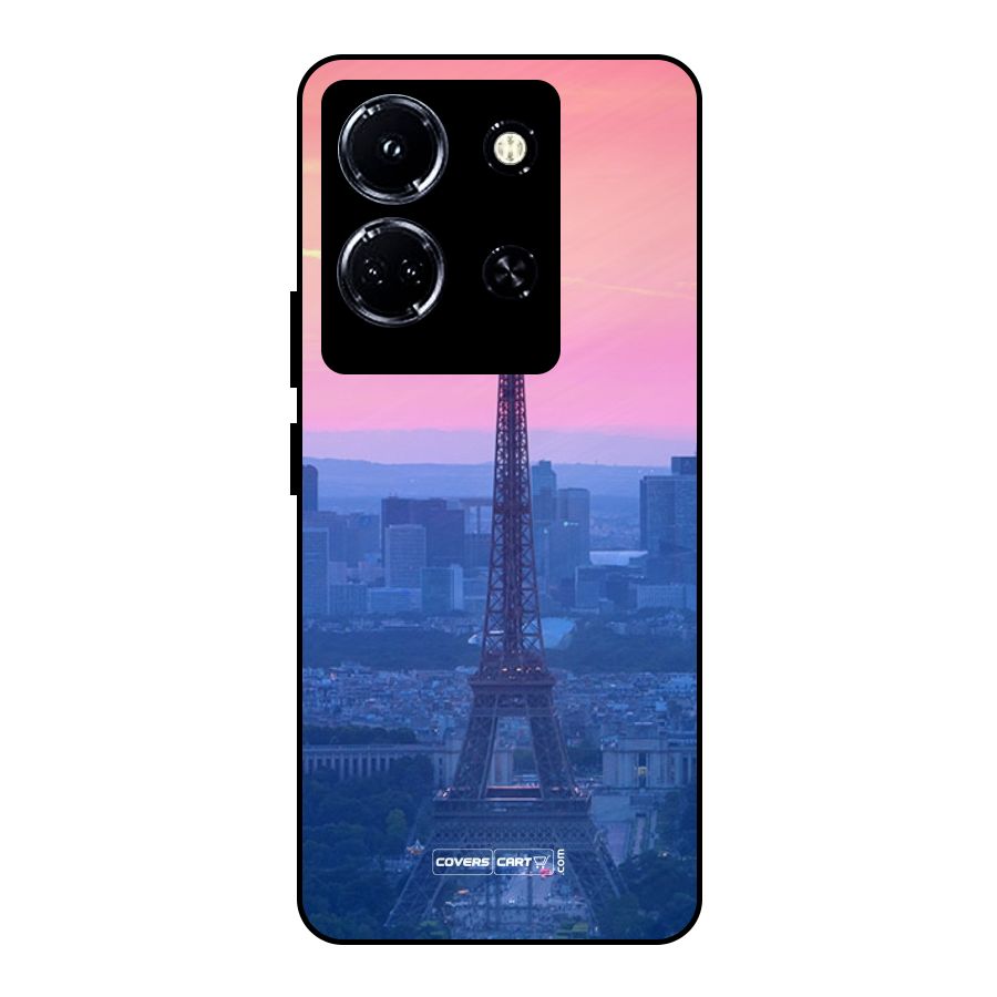 Paris Tower Metal Back Case for Infinix Note 30 5G