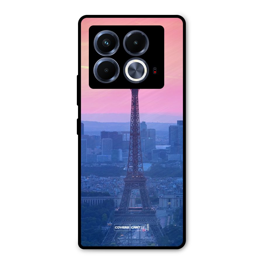 Paris Tower Metal Back Case for Infinix Note 40 5G
