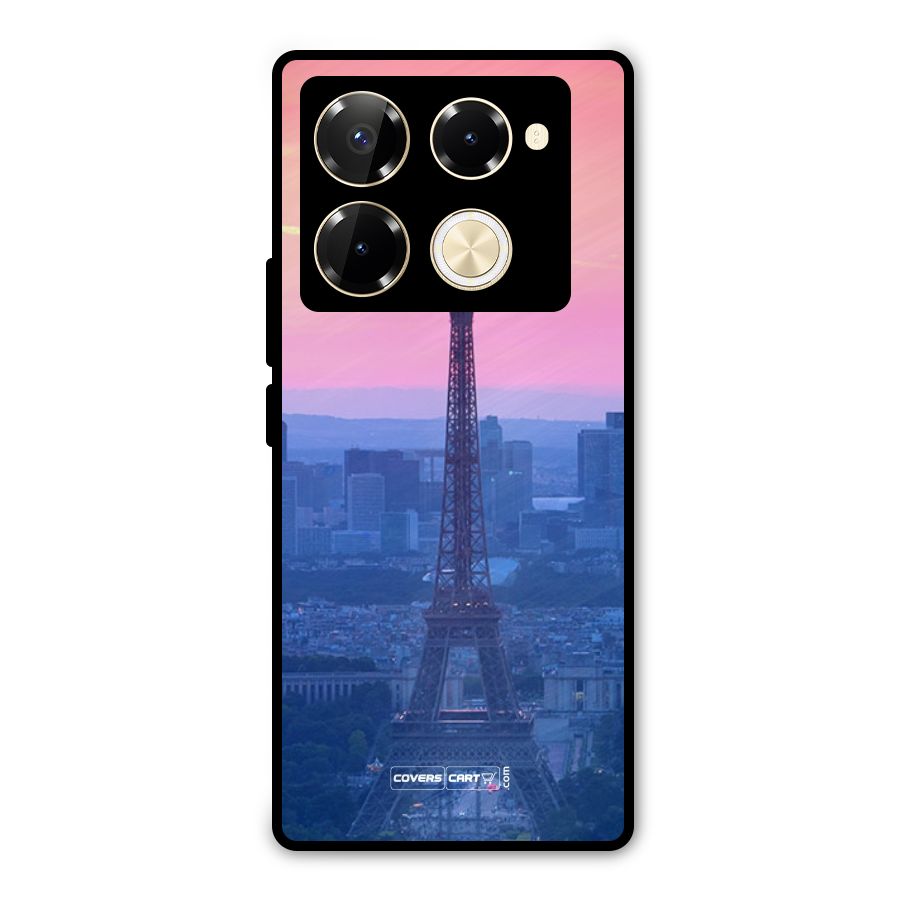 Paris Tower Metal Back Case for Infinix Note 40 Pro Plus