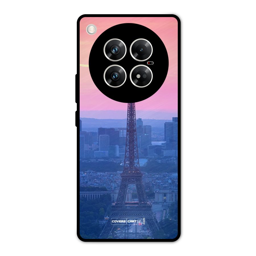 Paris Tower Metal Back Case for Infinix Zero 40 5G