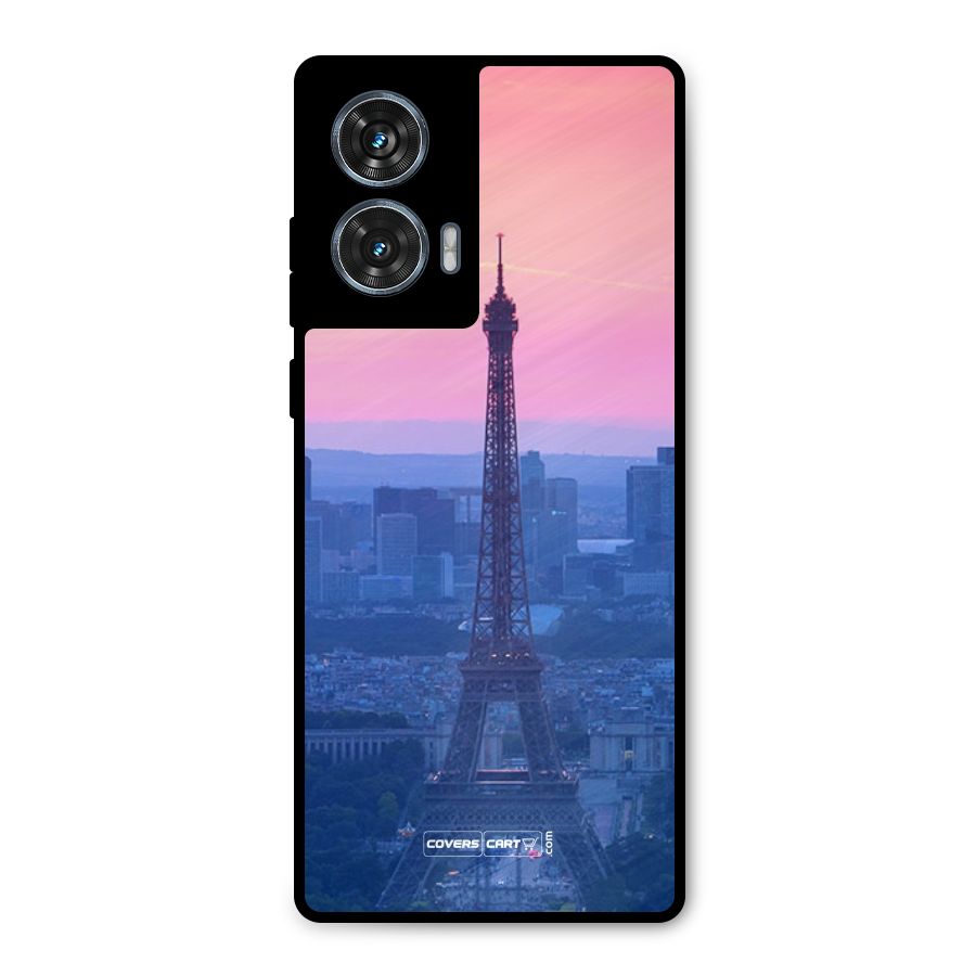 Paris Tower Metal Back Case for Motorola Edge 50 Fusion