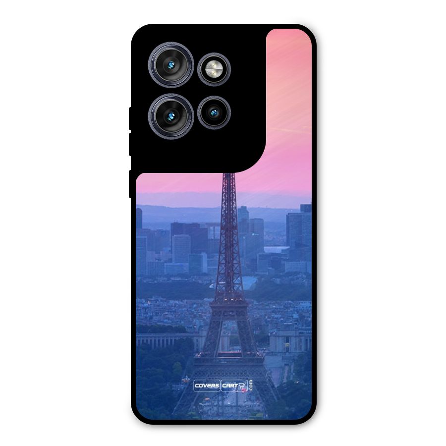 Paris Tower Metal Back Case for Motorola Edge 50 Neo