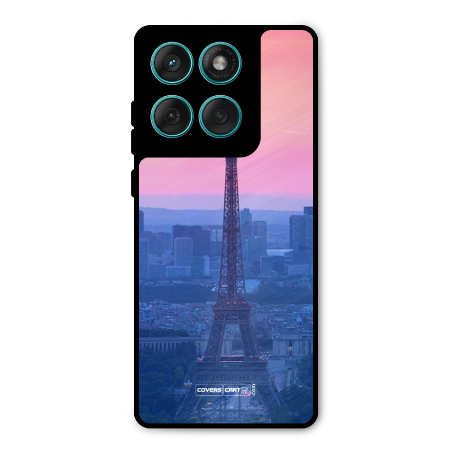 Paris Tower Metal Back Case for Motorola Edge 60