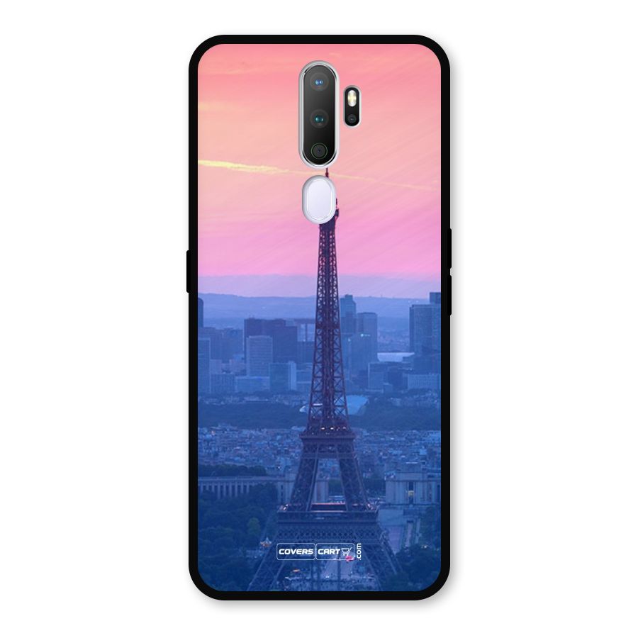 Paris Tower Metal Back Case for Oppo A5 (2020)