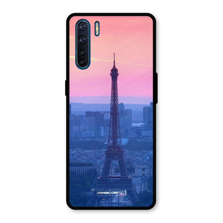 Paris Tower Metal Back Case for Oppo F15