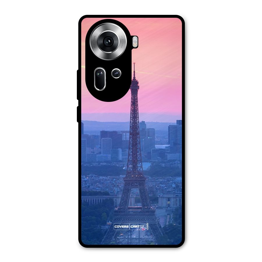 Paris Tower Metal Back Case for Oppo Reno11 5G