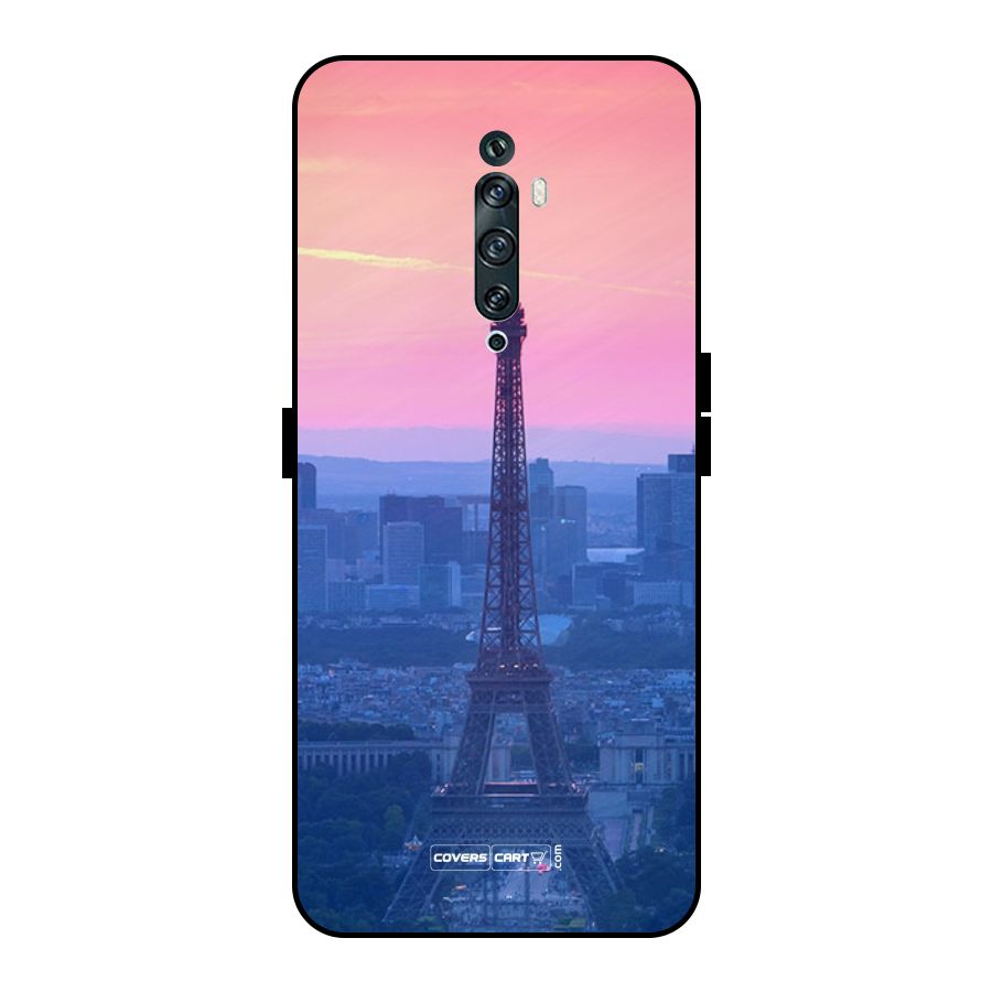 Paris Tower Metal Back Case for Oppo Reno2 F