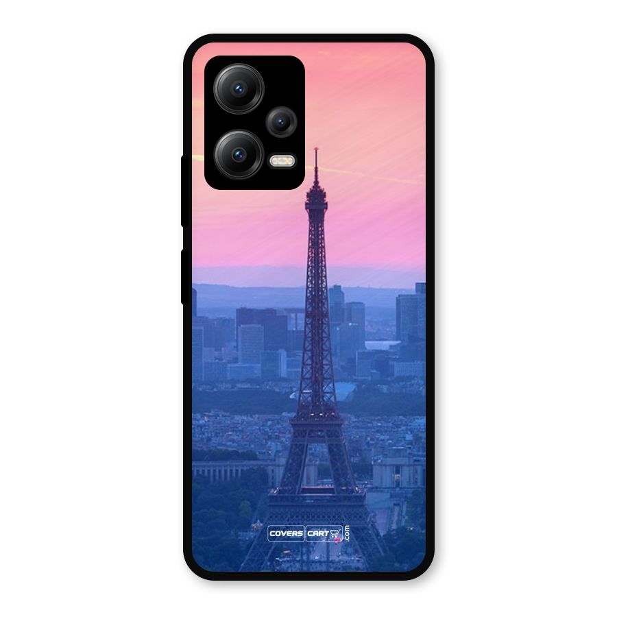 Paris Tower Metal Back Case for Redmi Note 12 5G