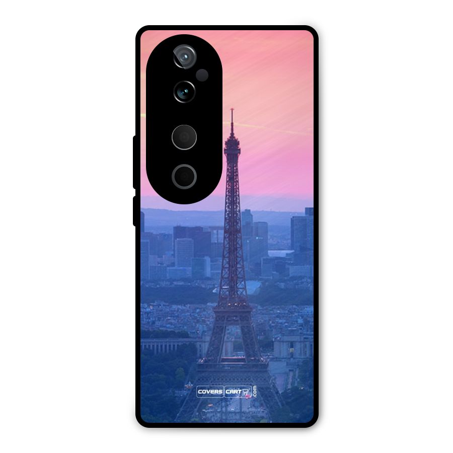 Paris Tower Metal Back Case for Vivo T3 Ultra