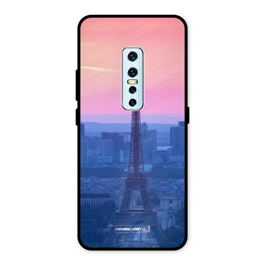 Paris Tower Metal Back Case for Vivo V17 Pro