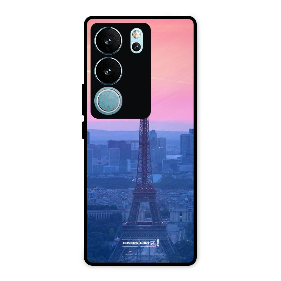 Paris Tower Metal Back Case for Vivo V29