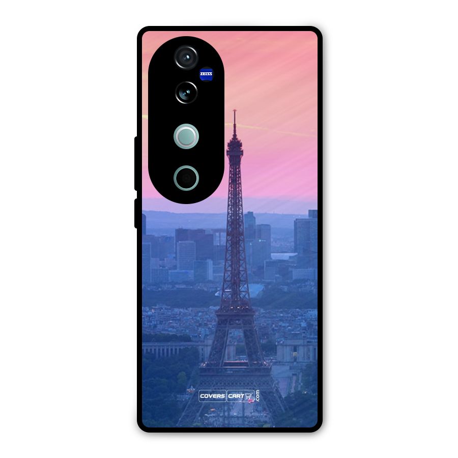 Paris Tower Metal Back Case for Vivo V40