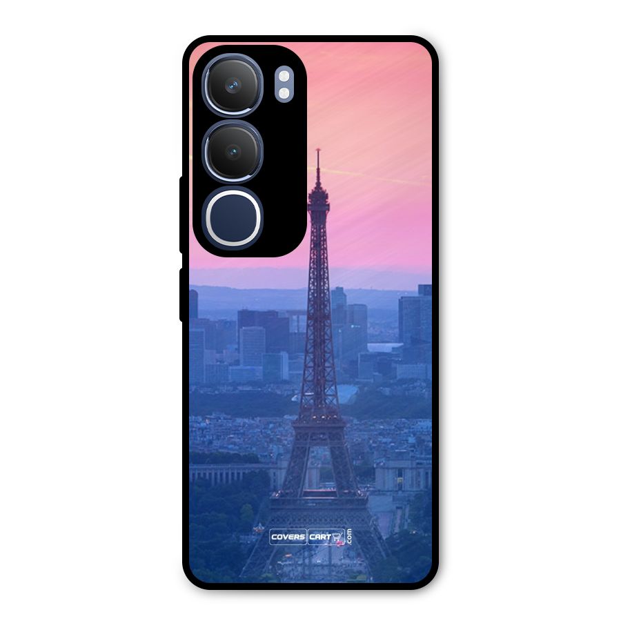 Paris Tower Metal Back Case for Vivo Y29