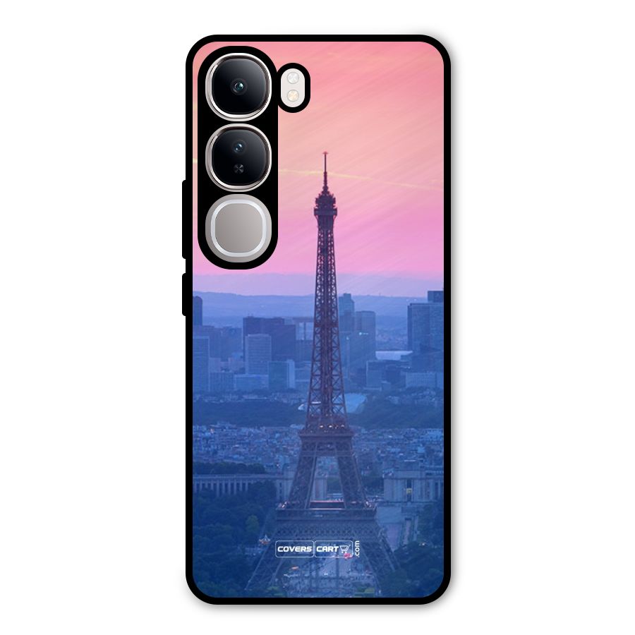 Paris Tower Metal Back Case for Vivo Y300
