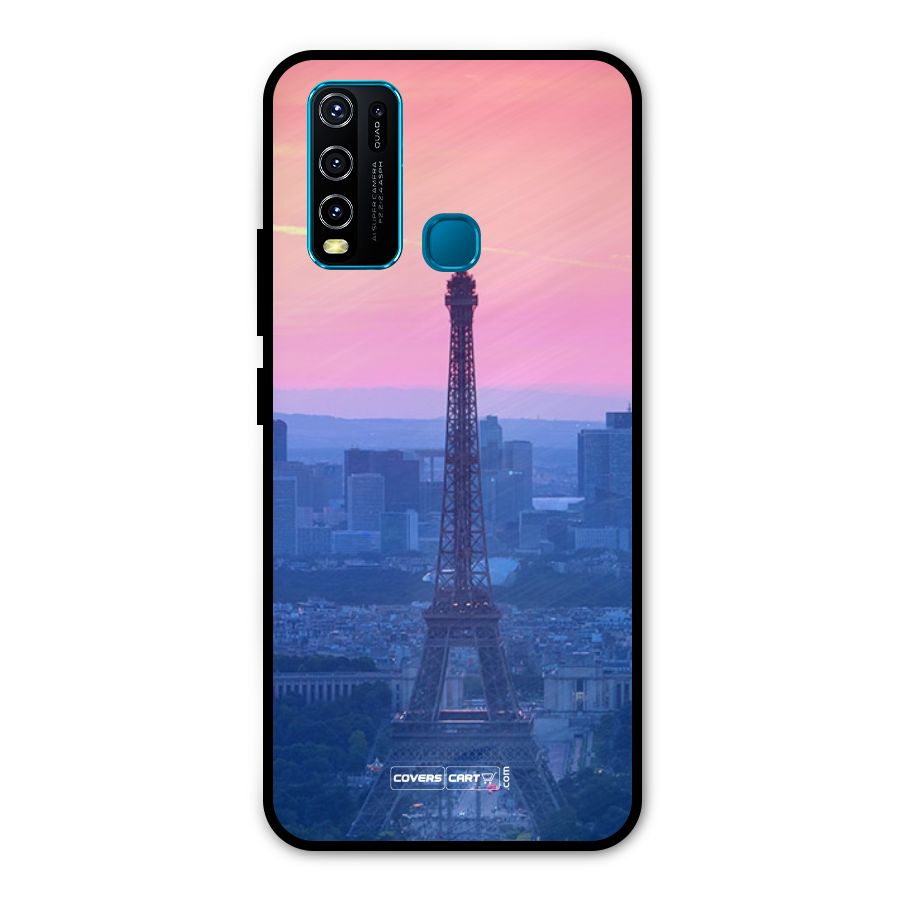 Paris Tower Metal Back Case for Vivo Y50