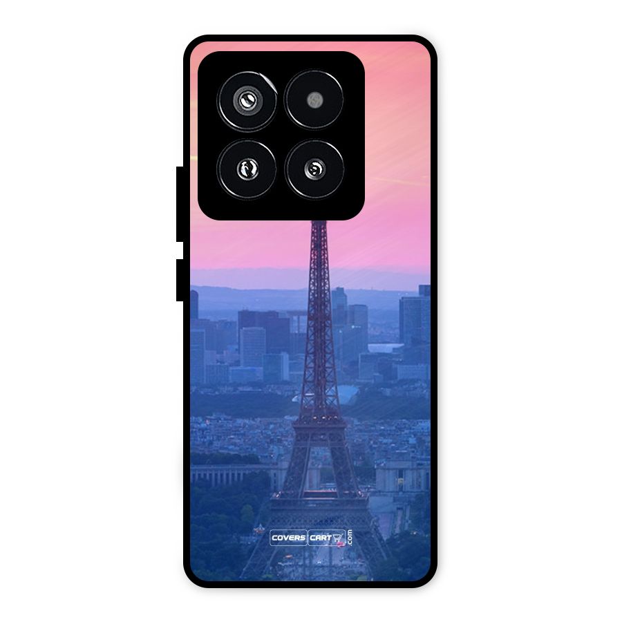 Paris Tower Metal Back Case for Xiaomi 14 Pro