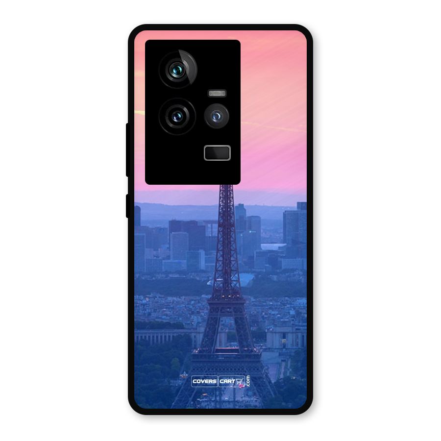 Paris Tower Metal Back Case for iQOO 11 5G