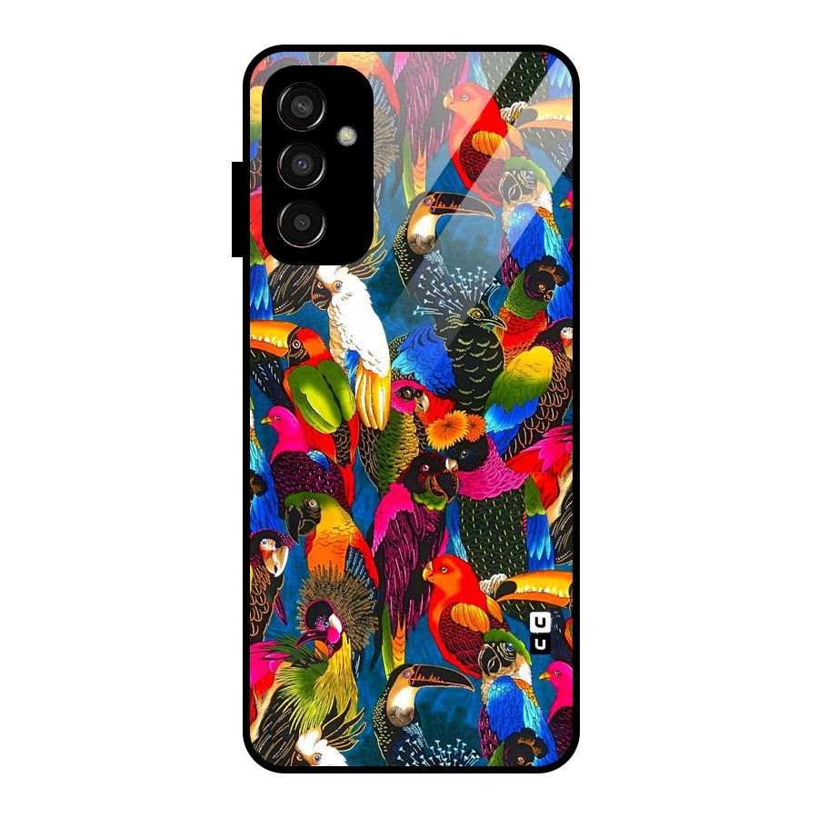 Parrot Art Glass Back Case for Galaxy F13