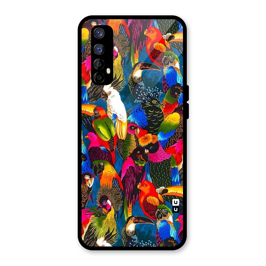 Parrot Art Glass Back Case for Realme Narzo 20 Pro