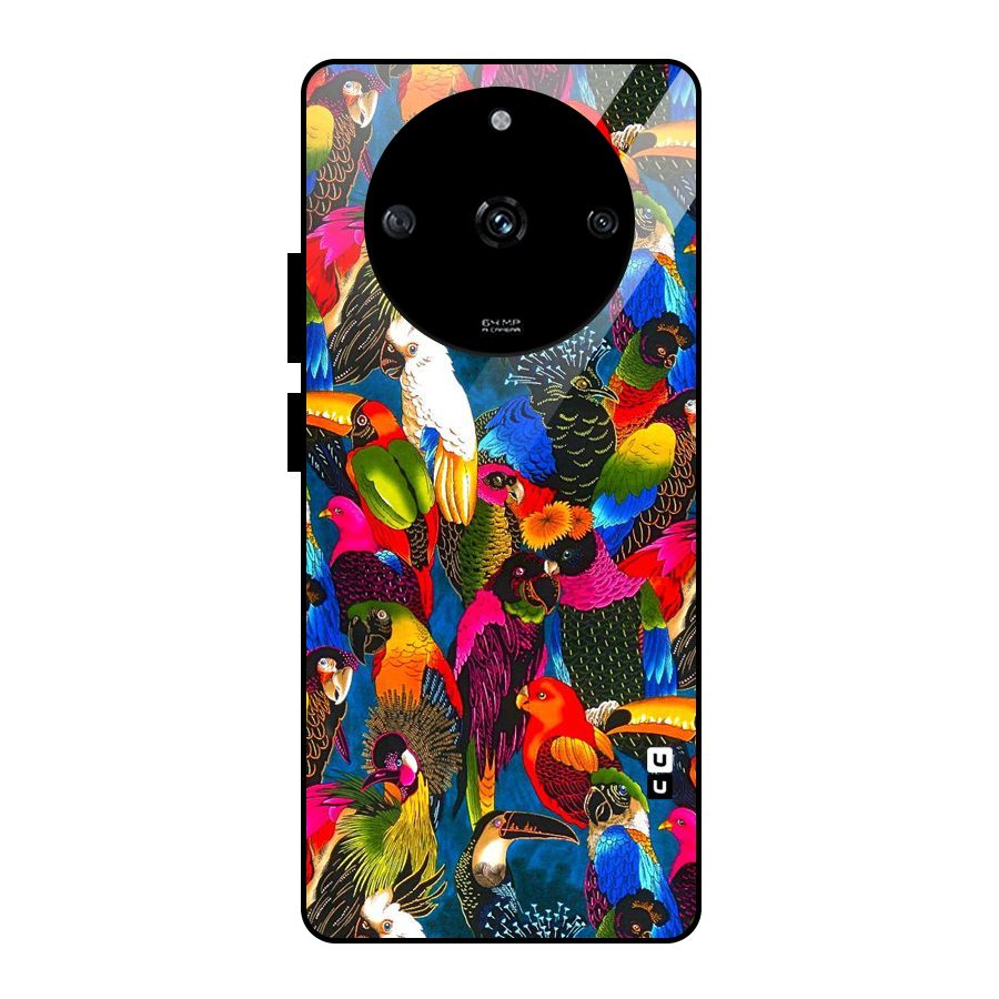 Parrot Art Glass Back Case for Realme Narzo 60 5G