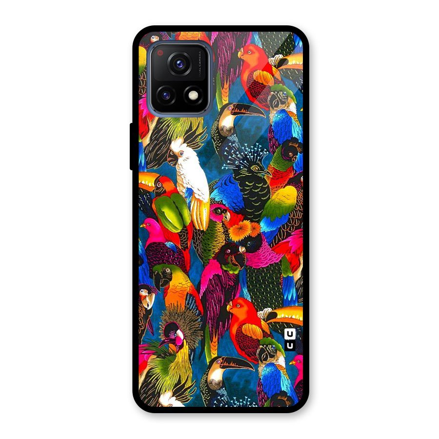 Parrot Art Glass Back Case for Vivo Y72 5G